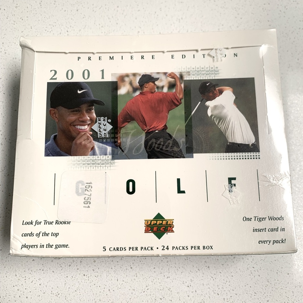 2001 Upper Deck Premiere Edition Golf  FACTORY SEALED BOX